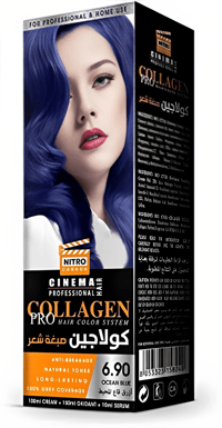Nitro Canada collagen hair color, Ocean blue 6.90 - Image 1