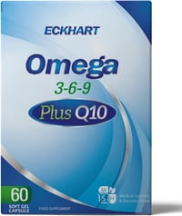 Omega 3-6-9 Plus Q10, 60 Capsules - Image 1