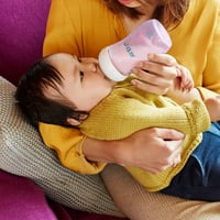 مجموعة فيلبس أفنت رضاعة الأطفال الطبيعية (2 عبوة) - زهري - صورة 3