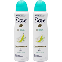 Pack of 2 Dove Go Fresh Pear & Aloe Deodorant, 150ml - Image 1