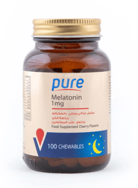 Pure, Melatonin, 1 Mg, 100 Chewable Tablets - Image 1