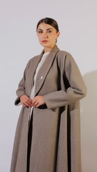 صوف مقلم بيج - Image 4