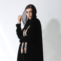 مخمل اسود مع شك احجار - Image 4