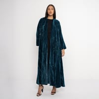 مخمل تركواز شك - Image 1