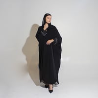 شيفون اسود مع شك - Image 7