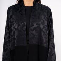Black silk crepe - Image 6