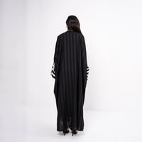 Black and white striped chiffon - Image 4