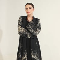 شيفون طباعه اسود - Image 4