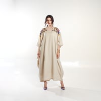 جلابيه لينن مع ترتر - Image 2