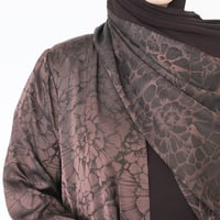 شيفون مشجر بني - Image 6