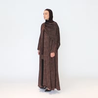 شيفون مشجر بني - Image 2