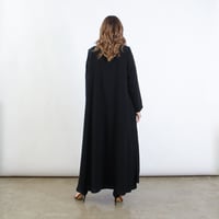 كريب حرير اسود مع شك - Image 4