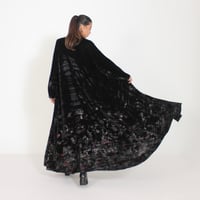 مخمل أسود مع طباعه - Image 1