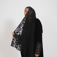 مخمل مع دانتيل اسود - Image 4