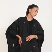 حرير مشجر اسود - Image 2