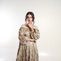 جلابيه حرير مع كلفه - Image 5