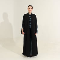 كريب اسود مموج - صورة 1