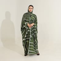 شيفون طباعه عشبي - Image 1