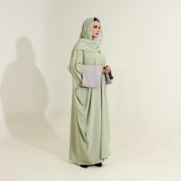 كريب تفاحي مع أكمام مطرزه - Image 1