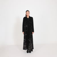 مخمل أسود مع طباعه - Image 2