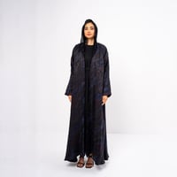 Printed silk with embroidery - Image 1