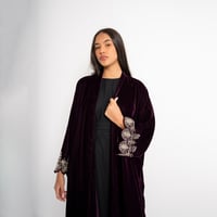 مخمل بنفسجي شك هندي - Image 4