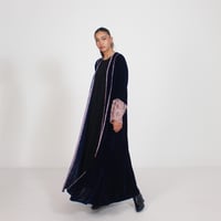 مخمل مع دانتيل بينك - Image 2