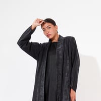 حرير مغسول اسود مثلثات - Image 5