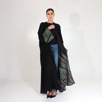 شيفون مبطن زيتي - Image 4