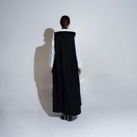 بليزر اسود و ابيض مقلم - Image 4