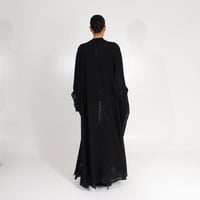 شيفون مبطن زيتي - Image 3