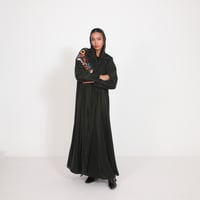 مخمل زيتي مع ورد - صورة 4