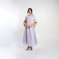 فستان لينن بنفسجي  - Image 2