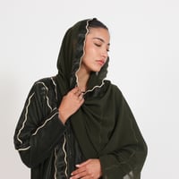 مموج زيتي مع تطريز - Image 4