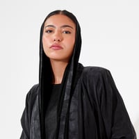 حرير مغسول اسود مثلثات - Image 7