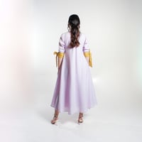 فستان لينن بنفسجي  - Image 4