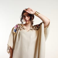 جلابيه لينن مع ترتر - Image 5