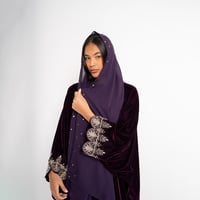 مخمل بنفسجي شك هندي - Image 5