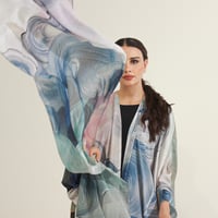 شيفون طباعه مموج  - Image 6