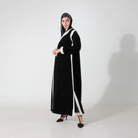 كريب اسود مع خطوط بيضاء - Image 4