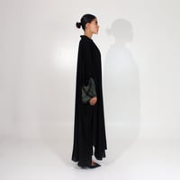 شيفون مبطن زيتي - Image 2