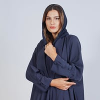 كريب حرير كحلي عملي - Image 7