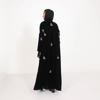 مخمل أسود مع ورد - Image 4
