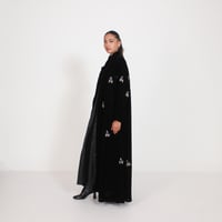 مخمل أسود مع ورد - Image 5