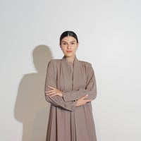 كريب حرير عملي بيج  - Image 8