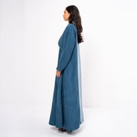 Blue washed silk  - Image 3