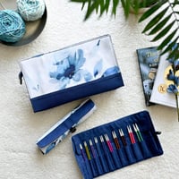 حقيبة لحفظ سنارات التريكو PROJECT POUCH WITH ROLL UP CASES - صورة 1