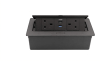 فيش ارضي دفن مزدوج ثلاثي USB + TYPE-C ضمان سنتين  - صورة 2