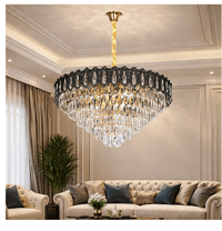 علاقي مودرن اسود+ ذهبي E14*15  ضمان سنتين  - صورة 2