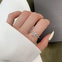 خاتم فضة عيار 925 - صورة 1